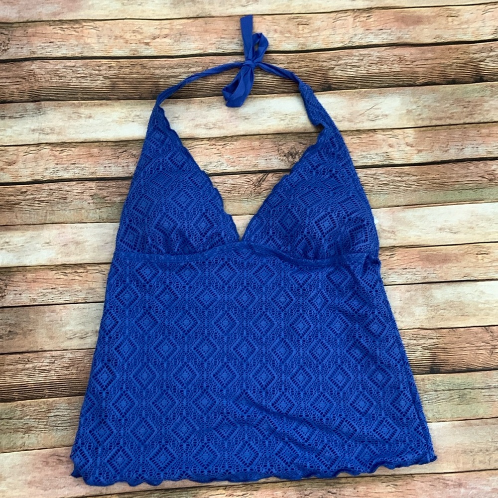 Mossimo Blue Tankini Top